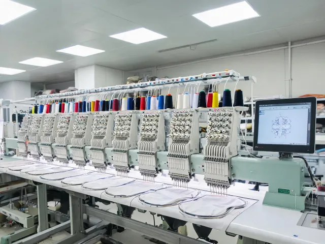 JUKI embroidery automation cell